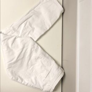 White denim Loft jeans